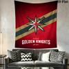 Vegas Golden Knights Print Pattern Home Decor Tapestry, Wall Hanging, Decorative RV Wall Cloth.ZGT0914387