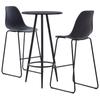 VidaXL 3-Piece Bar Set Table and Pub Chairs Counter Furniture Bistro Furniture Garden Kitchen Restaurant 279714