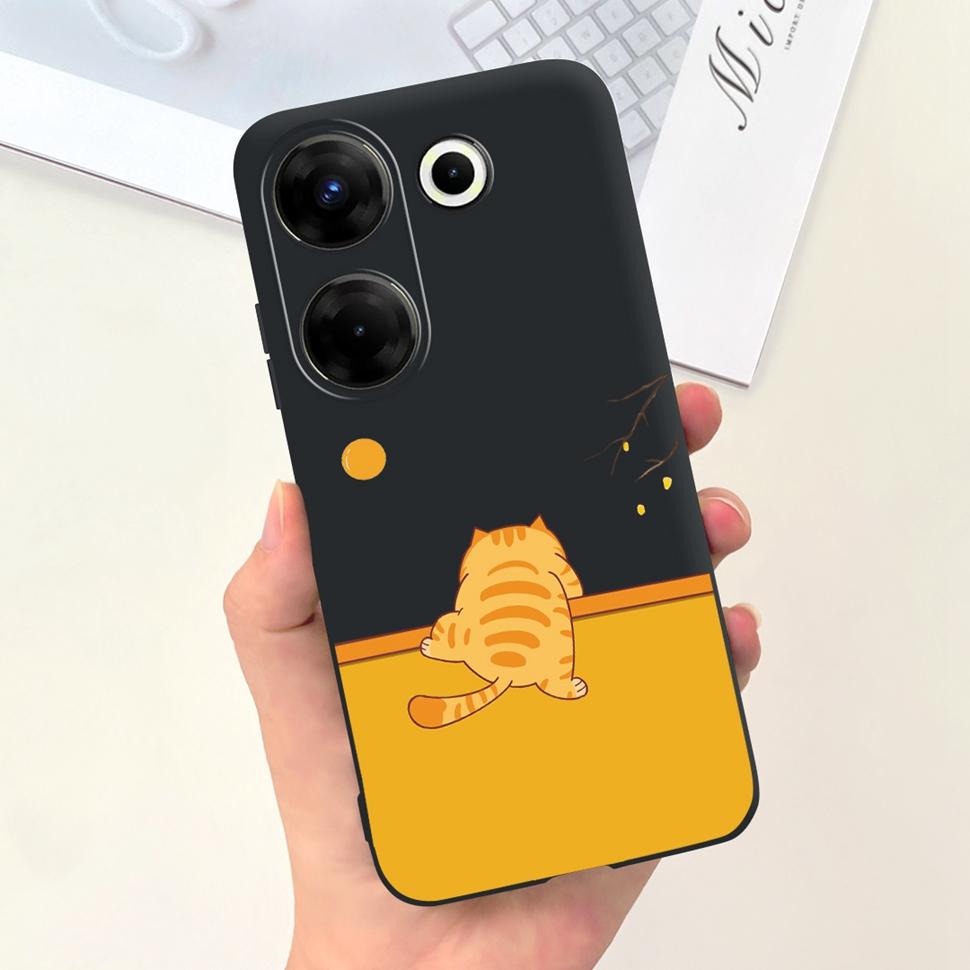 Чехол Для Tecno Camon 20 Pro 5G Модный Чехол Для Tecno Camon 19 Camon19 Camon20 Pro Мягкий Силиконовый Ударопрочный Чехол-Оболочка Для Телефона