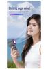 2026 Portable 199-Speed Handheld Fan with Ice Pack - Neck-Hanging and Desktop Charging