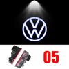 2 For VW Touareg GTI MK6 Golf 5 6 7 Passat B6 B7 B8 B9 Jetta MK7 R LED Car Door Projector Welcome Ghost Shadow Light Accessories Gj8