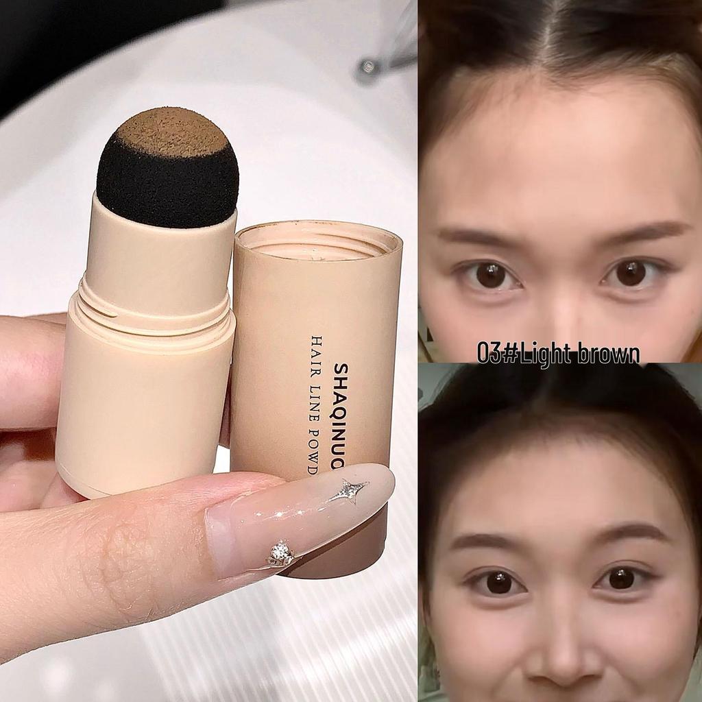 SHAQINUO Заполнитель линии роста волос: Изысканный порошок и крем для волос для контурирования и восстановления роста; Водостойкая и влагостойкая формула теней.