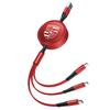 100 Вт USB на Type-C Micro Lightning 3-в-1 Быстрое зарядное устройство Зарядный кабель Для Porsche Cayenne Panamera Macan 911