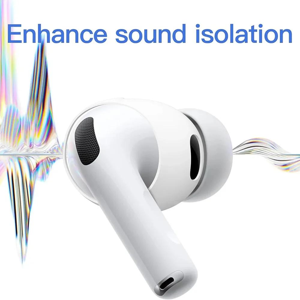 6-1 пара силиконовых насадок для наушников AirPods Pro3, ультратонкие защитные амбушюры, противоскользящие ушные вкладыши для Airpods Pro 3-го поколения
