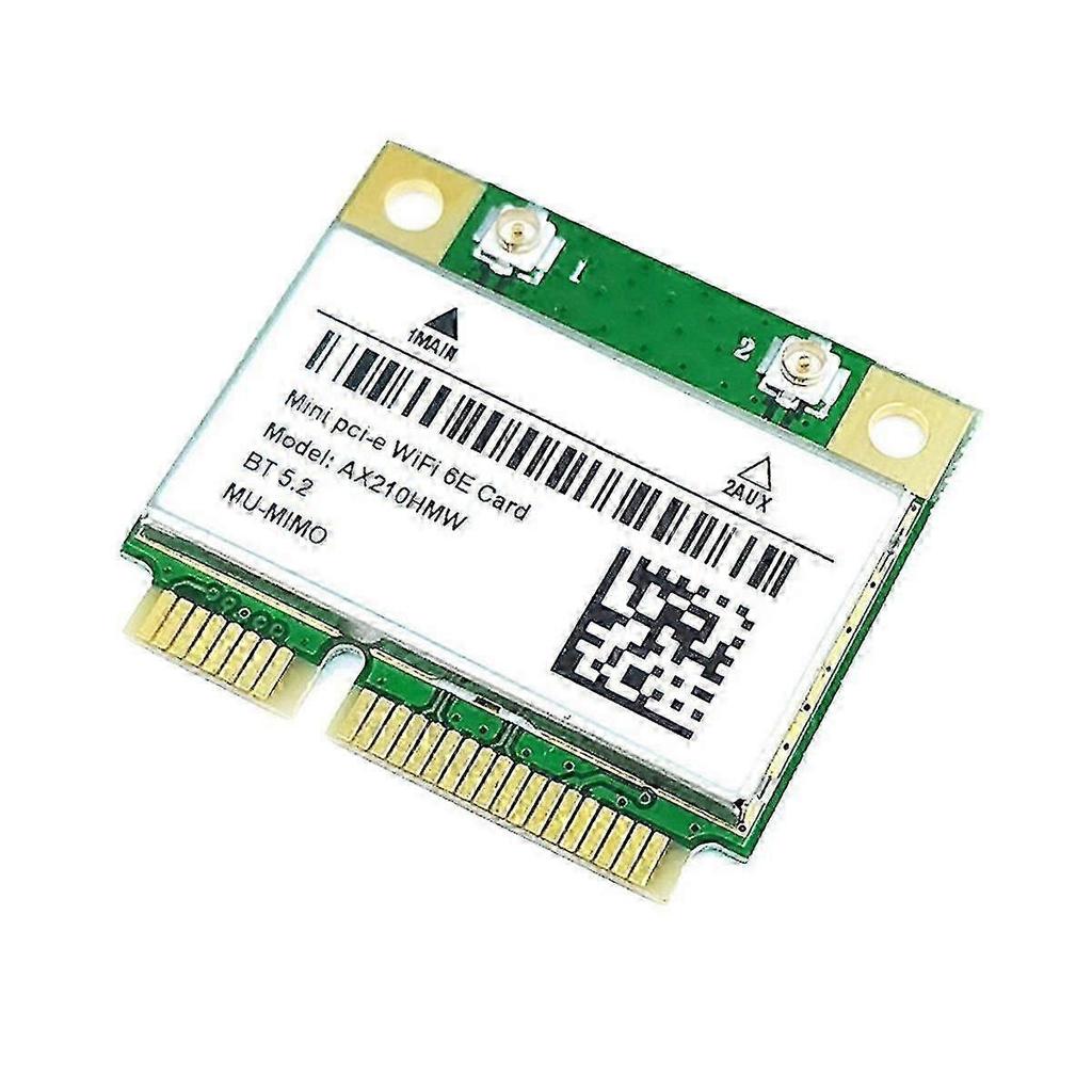 Ax210hmw Wifi Card Wifi 6e Mini Pci-e Ax210 802.11ax/ac 2.4g/5g//6g Bt5.2 Wireless Adapter For Lapt