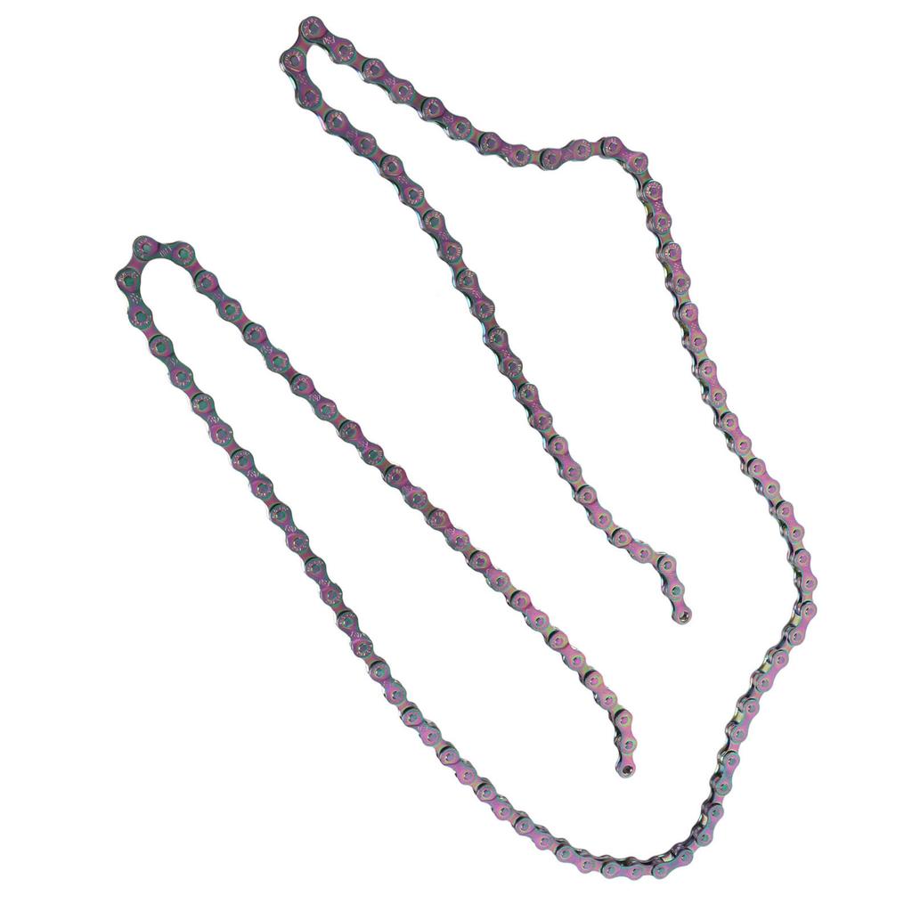 Bike Chain Rust Proof Sensitive Colorful Electroplating 6 7 8 Speed Chain for Road Mountain Bikes