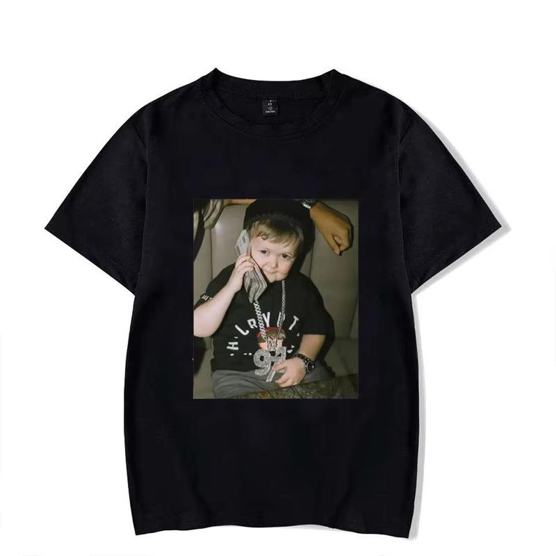 Hasbulla Fighting Tshirt Mini Khabib Blogger Graphic Tshirts Unisex Women High Quality Oversized Tee Shirt Streetwear