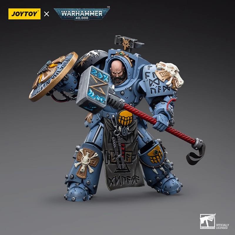 [В наличии]Joytoy Warhammer 40k 1/18 Фигурка Железные Руки Капитан в Терминаторской Броне Коллекция Аниме Модель Игрушка Подарки