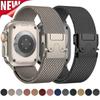 1Pc Milanese Loop Apple Watch Strap for Apple Watch S10 46mm 42mm Ultra 2 49 44 45 41 40 38mm Metal Watchband for IWatch 10 9 6 5 SE 7 8 4 3 Bracelet