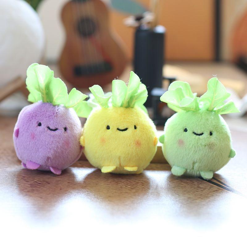 Плюшевая игрушка-овощ Мультяшный брелок Подвеска для рюкзака Детский праздничный подарок