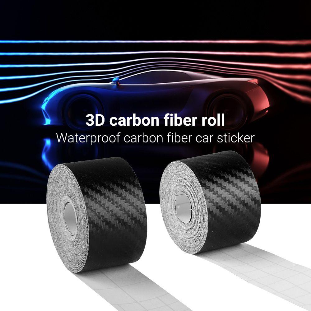Body Sticker 3D Carbon Fiber Sticker Protection Film Anti Scratch Tape DIY Paste Protector Strip