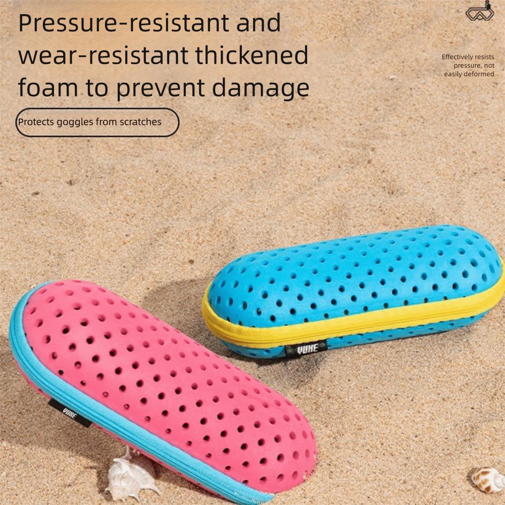 Hollow Eyeglasses Holder EVA Glasses Storage Box Portable Swim Goggles Case  Swimmers