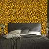 Yellow Leather Wallpaper Gold and Ochre for Living Room and Bedroom 50x1000