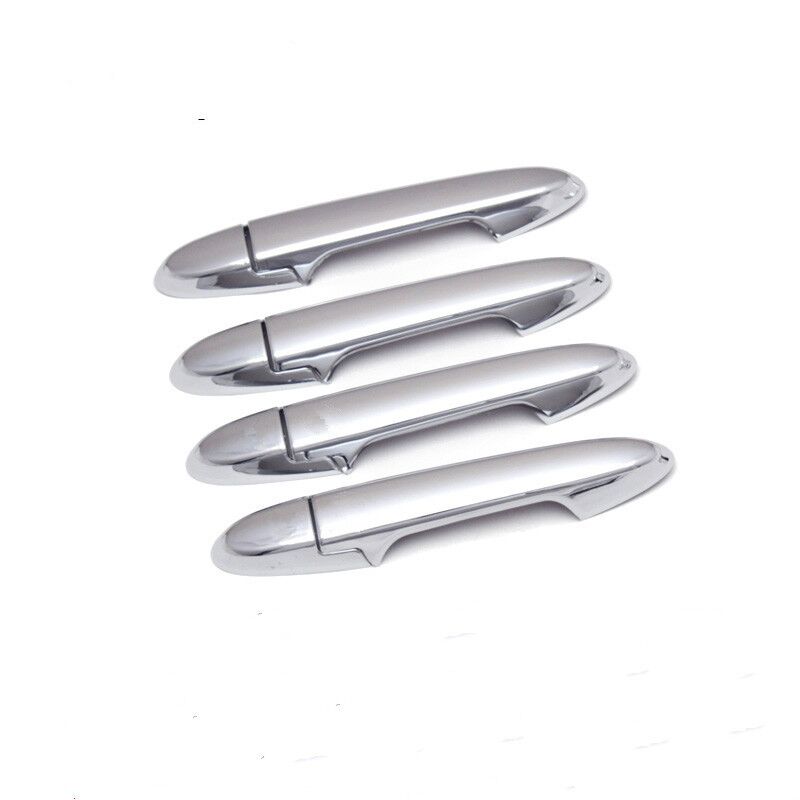 Carbon Fiber Chrome Car Side Door Handle Cover Sticker For Honda Fit Jazz 2014 2015 2016 2017 2018 Styling