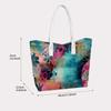 Bohemian Floral Print Stylish Casual Large Capacity Tote Bag for Women Daily Outdoor Use