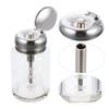 Pumping Jar Manicure Makeup Dispenser Pump Bottle Push Down Bottles Polish Remover Clear Nail Glass