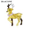 Handmade Acrylic Cute Deer Brooches Pins for Women Vivid Animal Brooch Acetate Fiber Halloween Christmas Costume Jewelry