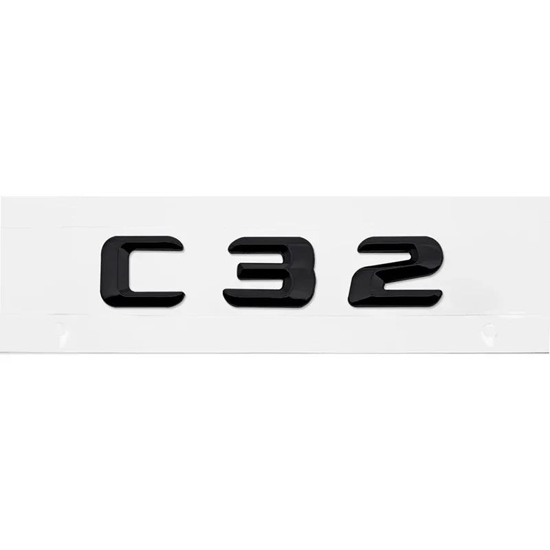 3D Car Tail Letter Stickers Badge for Mercedes Benz C Class C32 C36 C43 C55 C63 C180 C200 C220 C230 Auto Rear Trunk Emblem ZC2