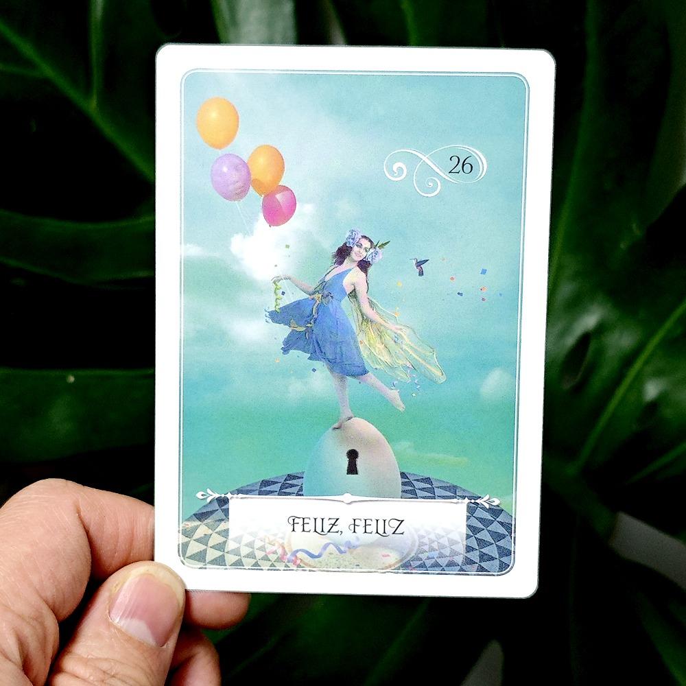 Oracle of Wisdom 10.5*7.5cm To Make Decisions In Life 52 Divination Oracle Cards Spanish Edition