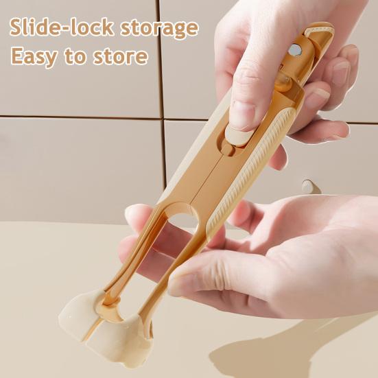 Зажим против ожогов Нескользящие кухонные щипцы Жаростойкий пластиковый инструмент для мисок и противней Дизайн кита Захват для кастрюль Многофункциональный кухонный инструмент