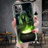 Хэллоуин Лунная Ведьма Ужасы Мягкий Чехол Для Телефона Для IPhone 11 17 Air 16E 16 Pro Max 15 + 14 Plus 13 Mini 12 Apple 7 SE 8 Fundas Coqu