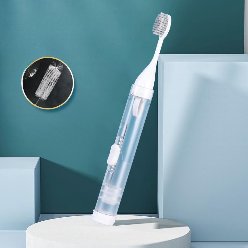 Дорожные зубные щетки и зубные пасты All In One Carry Dental Kit Мини Компактный Портативный Офисный Складной Набор Зубных Щеток