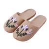 Retro Fashion Women's Soft-Sole Embroidered Linen Slippers