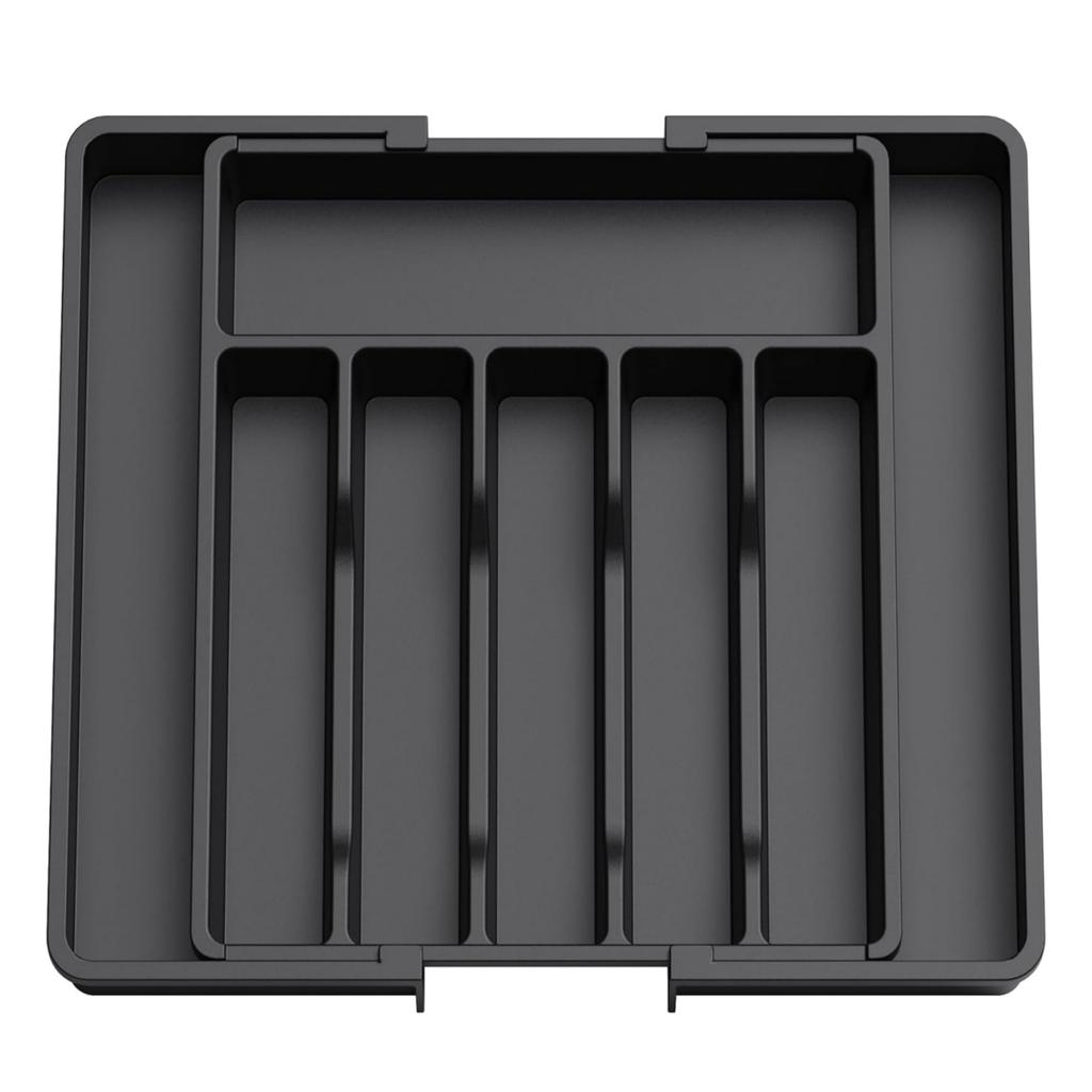 1pc Expandable Cutlery Organiser, Kitchen Expandable Cutlery Tray, Adjustable Storage Objects for Spoons, Forks and Knives