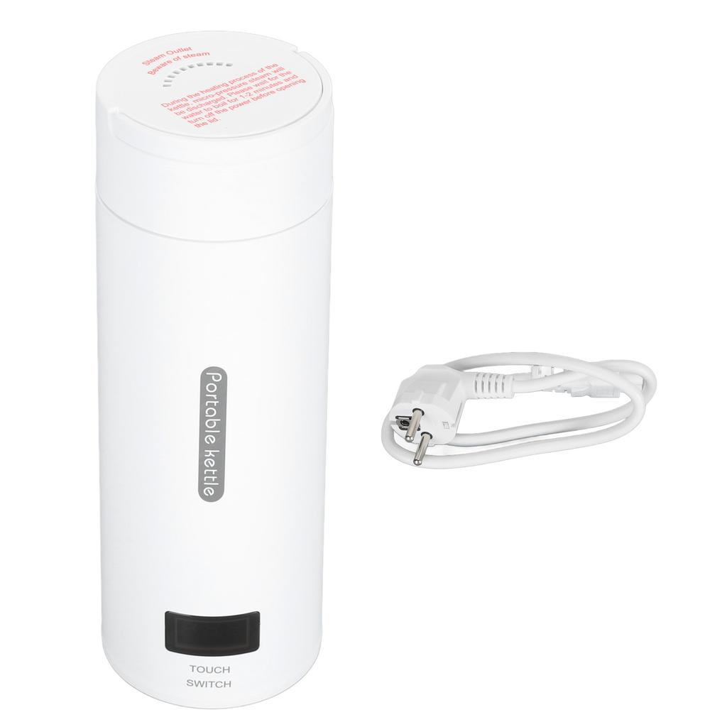 Portable Electric Kettle Stainless Steel Milk Coffee Tea Water Boiler Multifunction for Car Travel 5