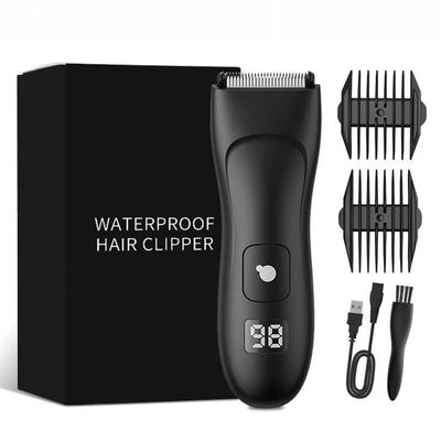 Электрический триммер для волос на теле, в паху, подмышками и на лобке