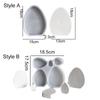 Handmade Easter Eggs Mold Silicone Gypsum Mould Aromatherapy Candle Candle Mold  Candle Making