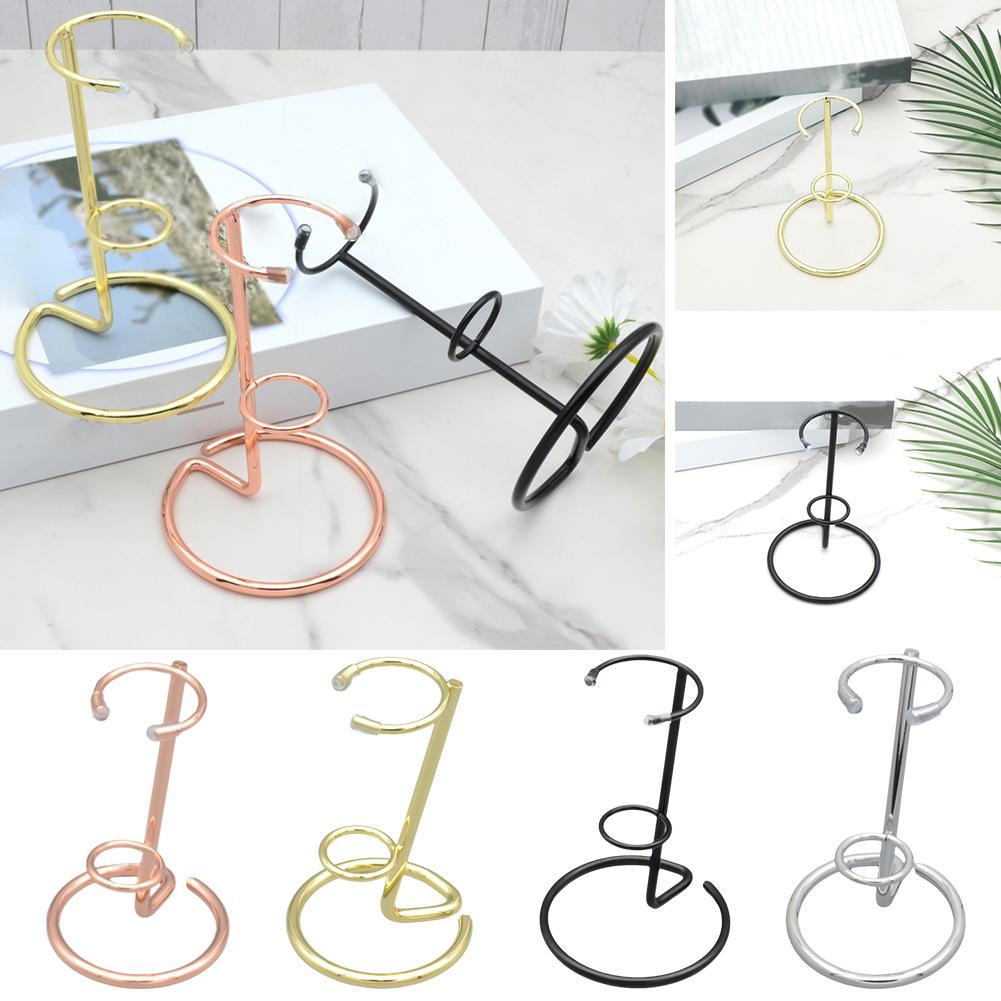 Подставка под кристалл скипетр, креативная шестиугольная подставка под кристалл, украшение для палочки в стиле ретро C8C5