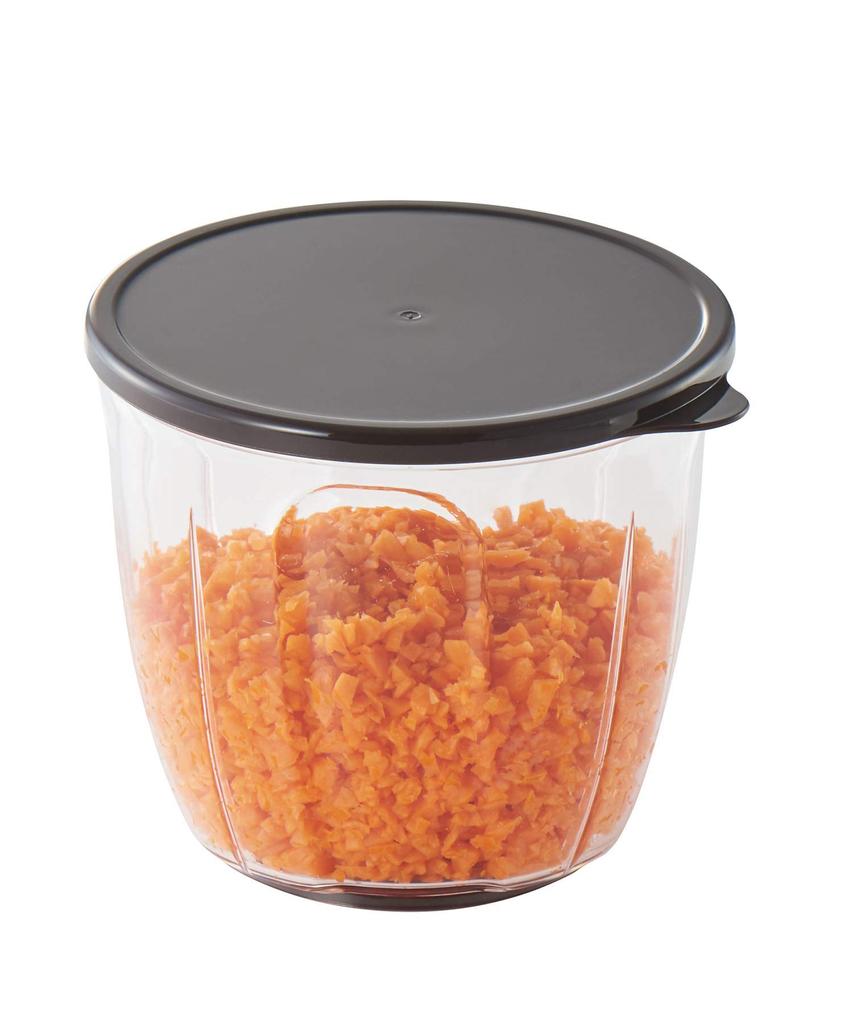 Handy Chopper II Новая модель Не требуется источник питания Ручной кухонный комбайн Измельчитель Измельчитель Блендер Стильный Милый Простой [Toffy] K-HC6 (Бледный