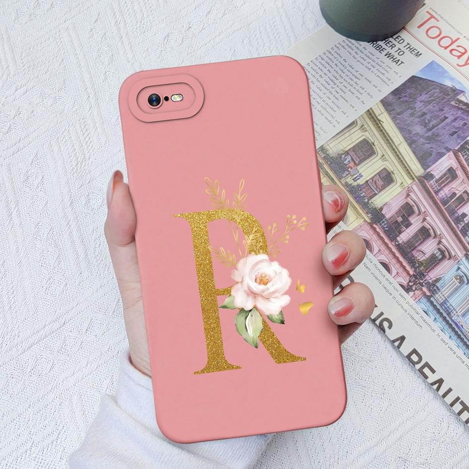 Для OPPO Realme C11 C12 C15 C33 C17 C35 C20 C30 Роскошный защитный квадратный жидкий силиконовый чехол из мягкого ТПУ с цветочными буквами для Realme Funda Coque, бампер
