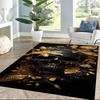 Riding Through Flames Floor Mats for Living Room, Bedroom and Room Decoration Are Suitable for Gifts.