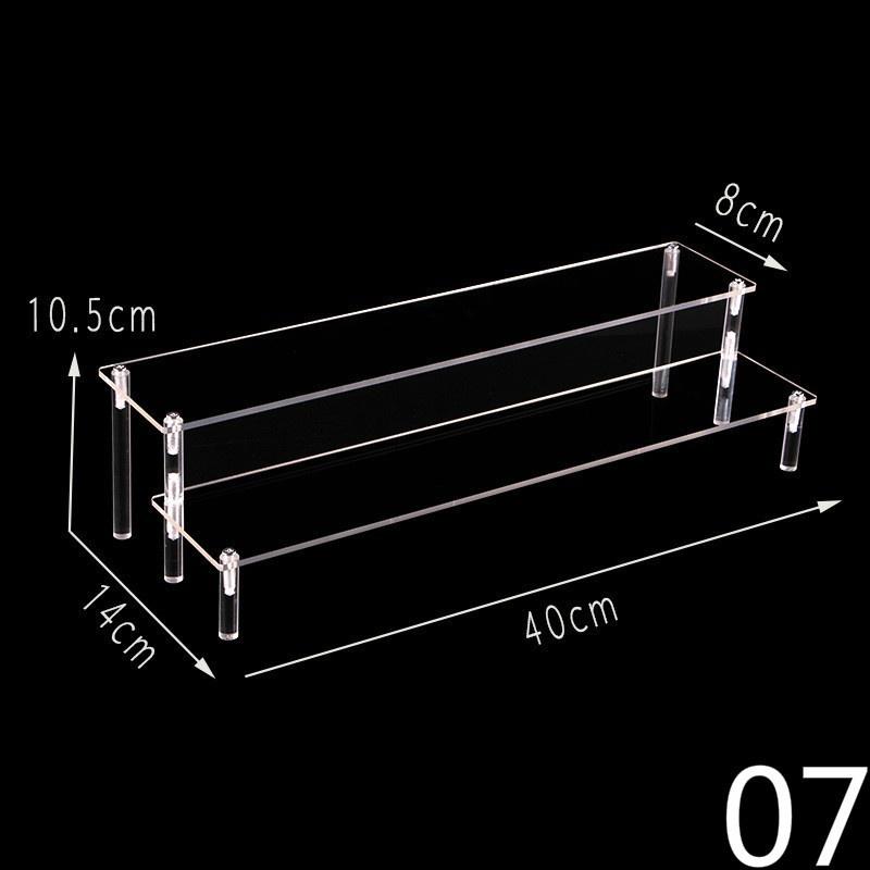 Acrylic Toy Display Stand Toy Model Car Accessories Transparent Perspex Shelf