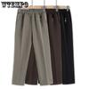 Middle Aged and Elderly Women's Pants Mother's Pants Spring and Autumn Pants High Waist Women's Pants Straight Leg Grandmother Casual Pants