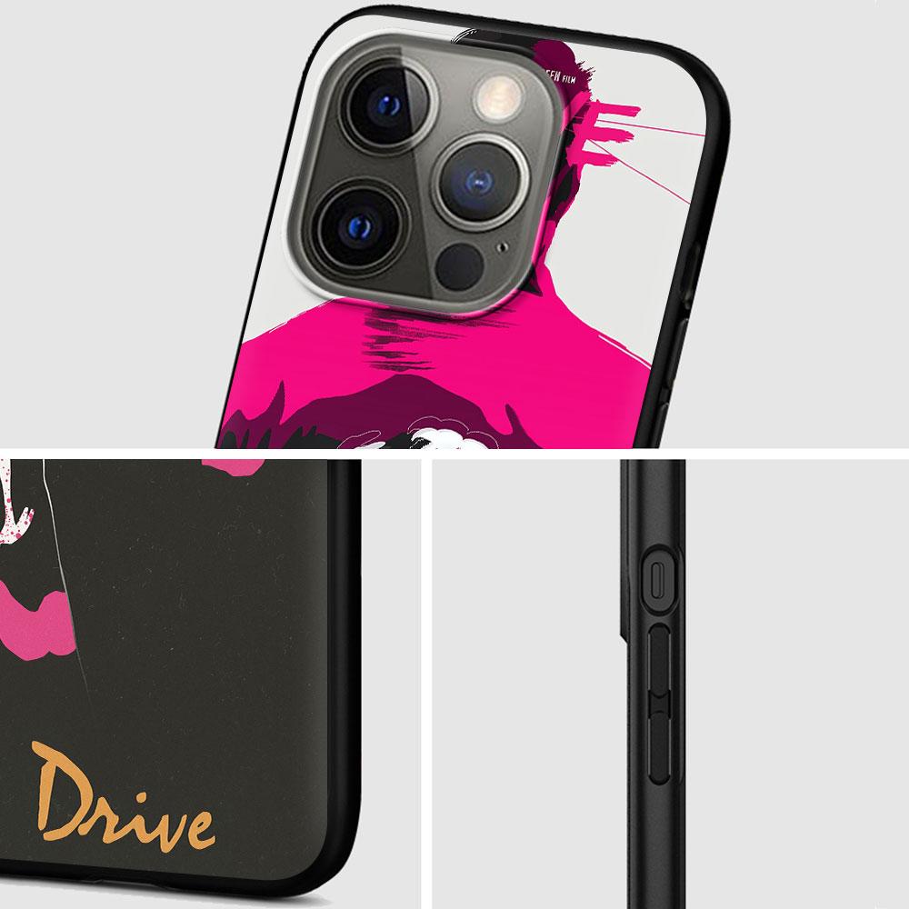 Чехол для телефона Apple iPhone 14 11 16 Plus X XS 13 12 XR 15 Pro Max, силиконовый, черный, мягкий, с принтом фильма "Драйв" с Райаном Гослингом, арт-кейс