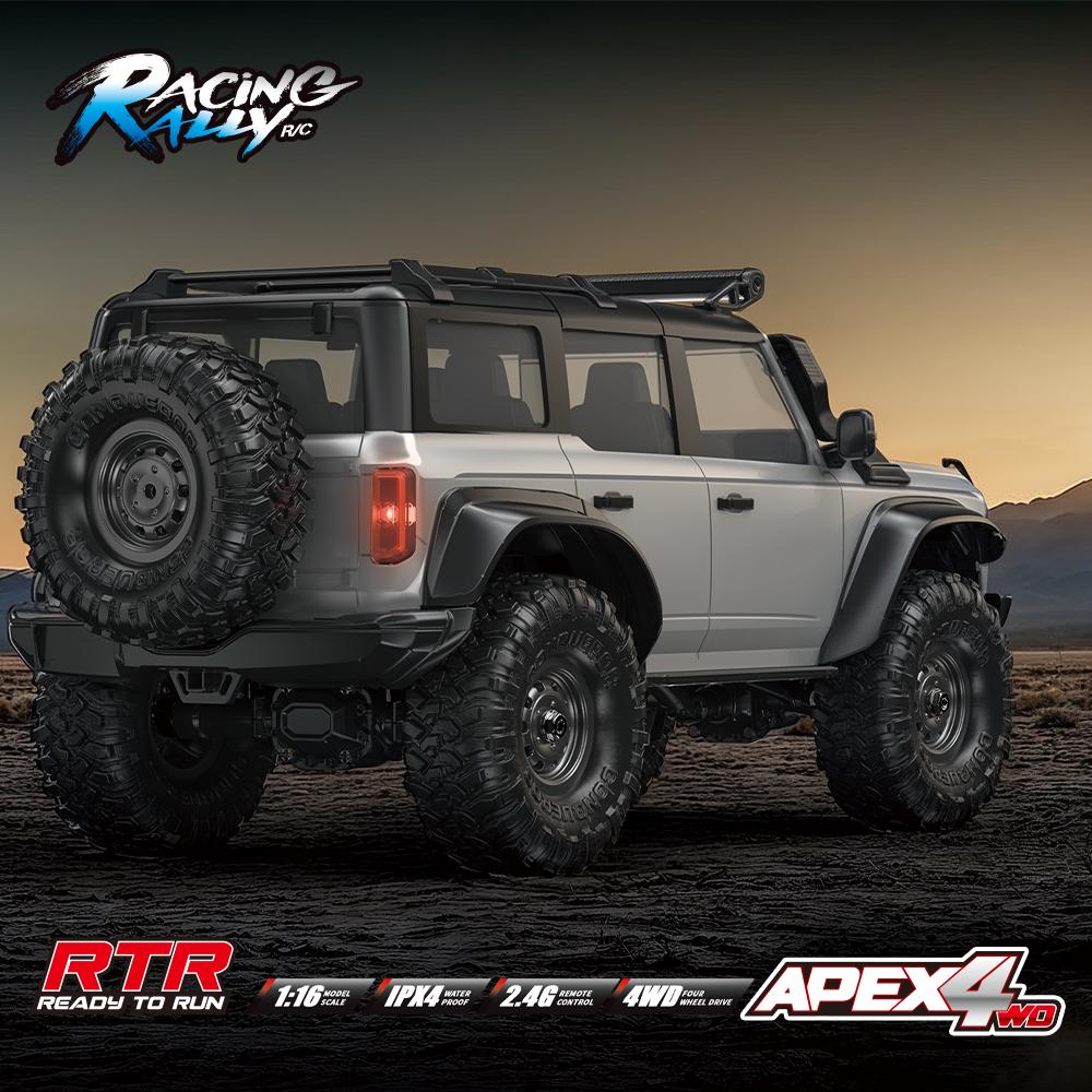 HB R1601 Радиоуправляемая машина 1:16 2.4G 4WD Внедорожные автомобили с дистанционным управлением со светодиодной подсветкой, грузовики-краулеры, модель транспортного средства для лазания, игрушки для детей и взрослых