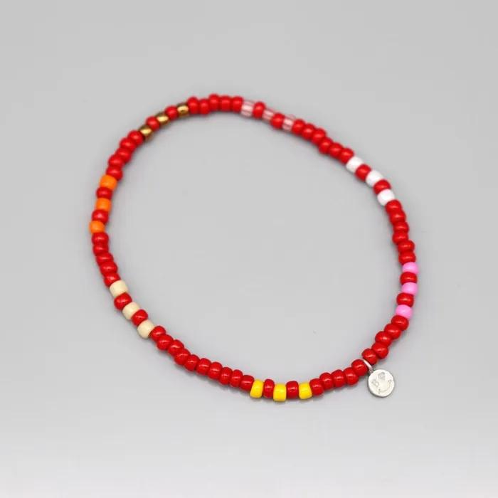Браслет Bonbo Smile Mini Charm, смешанные цвета, многослойный