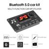 Bluetooth 5.0 MP3 Декодер Плата 2*40 Вт 80 Вт Усилитель Аудио Плеер 12 В DIY MP3 Плеер Автомобильный FM Радио Модуль TF USB Микрофон Запись Звонков
