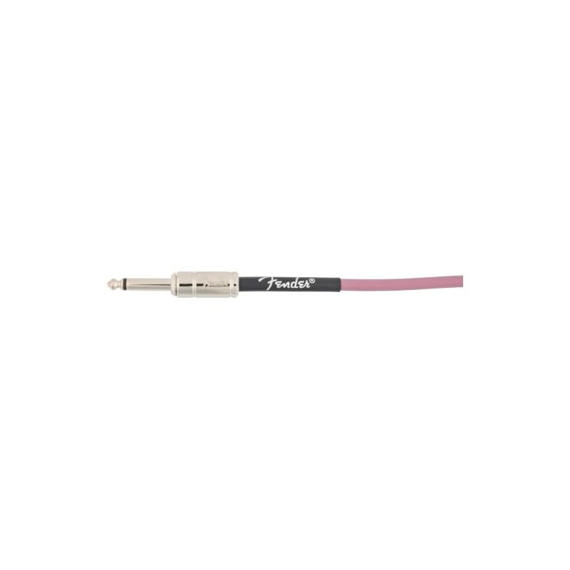 Инструментальный кабель Fender ContourTM, цвет Burgundy Mist, 10 дюймов (3,05 м) - Кабель для гитары и баса