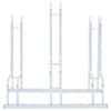 3 Bike Freestanding Bike Stand Galvanized Steel