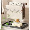 Stainless Steel Kitchen Rag Drying Rack Countertop Design Sponge Storage Shelf  Home Kitchen
