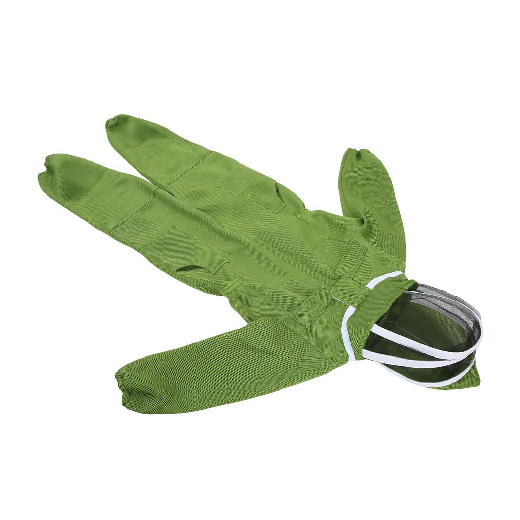 Beekeeping Suit Professional Breathable Full Body Beekeeper Suit with Round Veil Hat