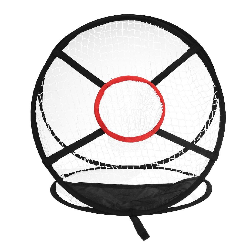 Черный + Белый 24'' Сетка для практики чиппинга в гольфе Сетка для практики питчинга Практическая складная сетка-мишень Инструмент для тренировки гольфа