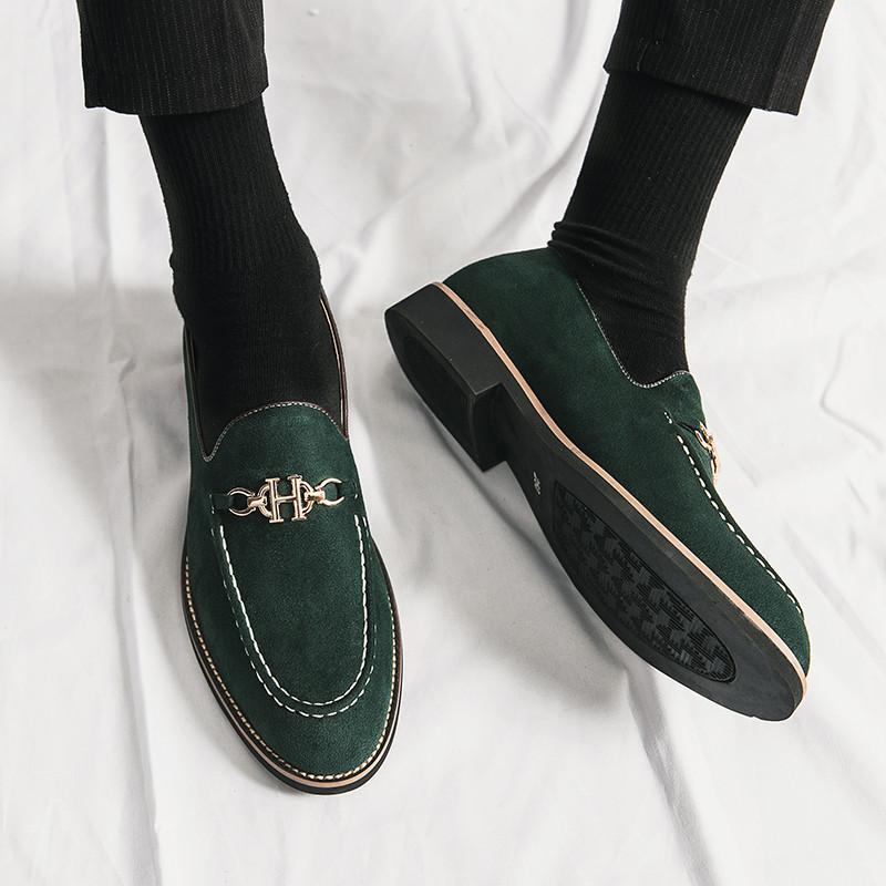 Высококачественная итальянская роскошная мужская обувь, модные замшевые элегантные мужские туфли, деловые повседневные формальные туфли для мужчин, светская обувь