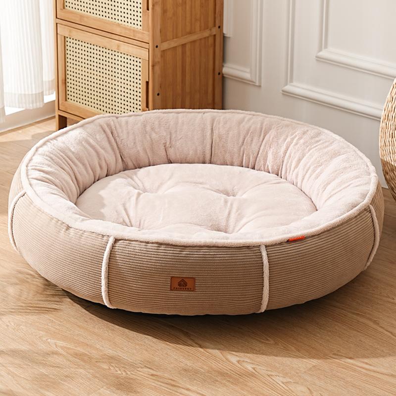 Winter Warm Modern Comfortable Solid Anti-Slip Dog Bed for Small Medium Dogs with Heated Pet Mat and Cushion