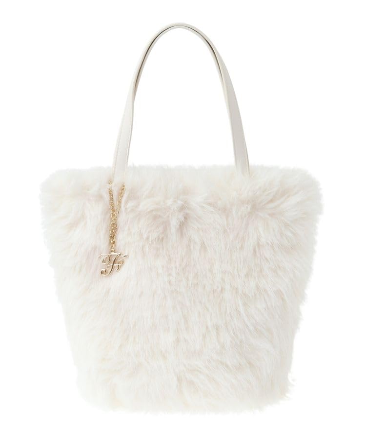 Сумка Maison de FLEUR из искусственного меха, цвет слоновой кости, 8A43F0J3700