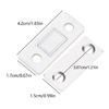 Magnetic Door Catch Ultra Thin Cabinet Catch for Door Cabinet Cupboard Closer